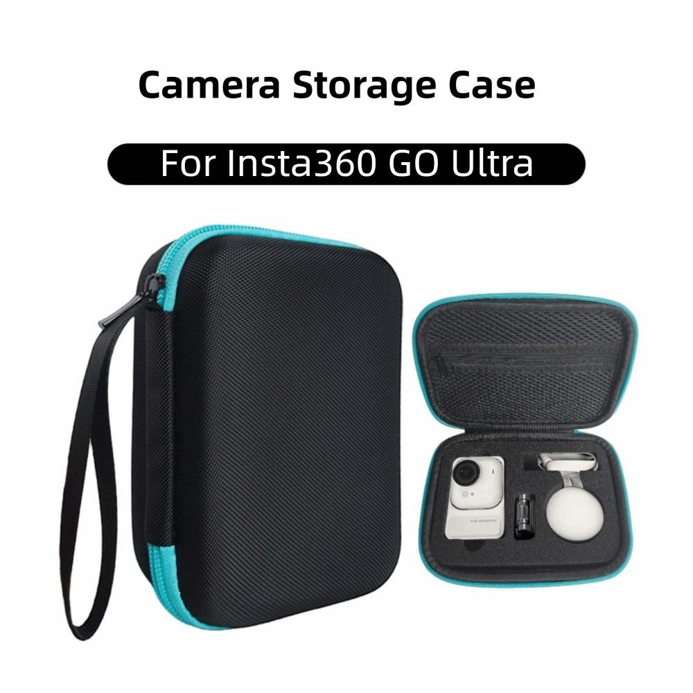 Water-Resistant Storage Case with Lanyard Camera Bag Carrying Case for Insta360 GO Ultra Travel