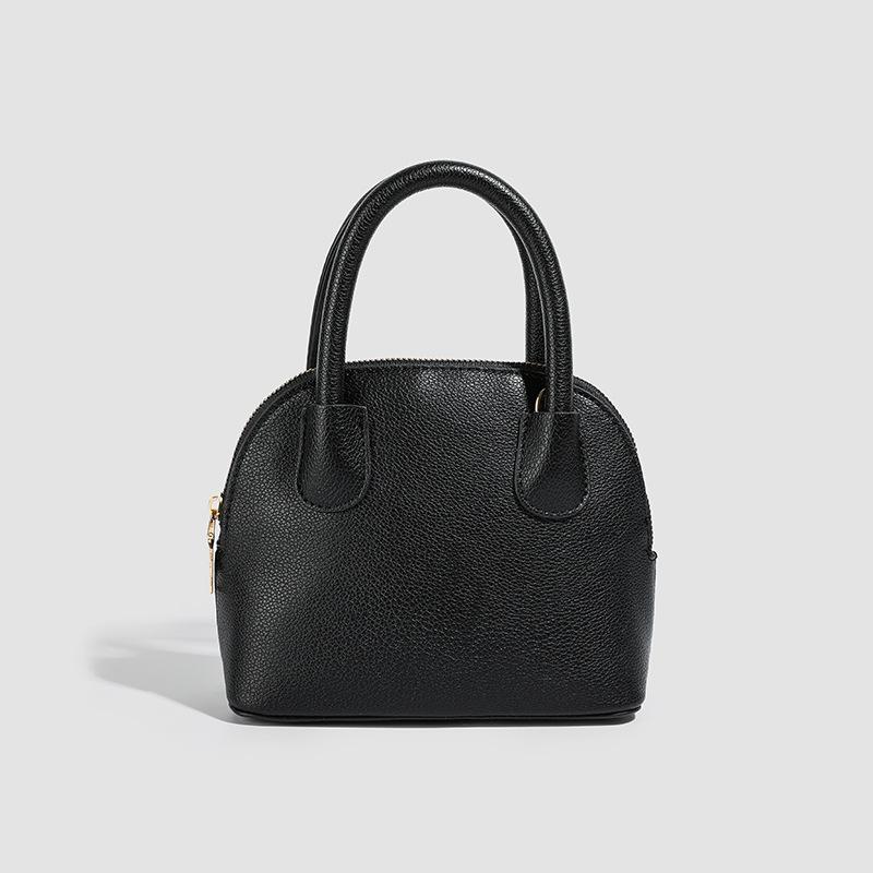 

Трендовый и Нишевый Дизайн Модная Ручная Сумка Кроссбоди Ретро Простая и Универсальная Сумка-Ракушка чёрный