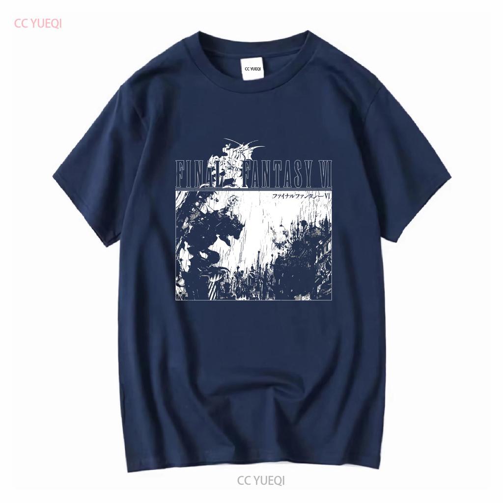 Final Fantasy VI T Shirt Vintage Style 6 long or short sleeves vintage Washed designer clothes Slightly Comfortable streetwear