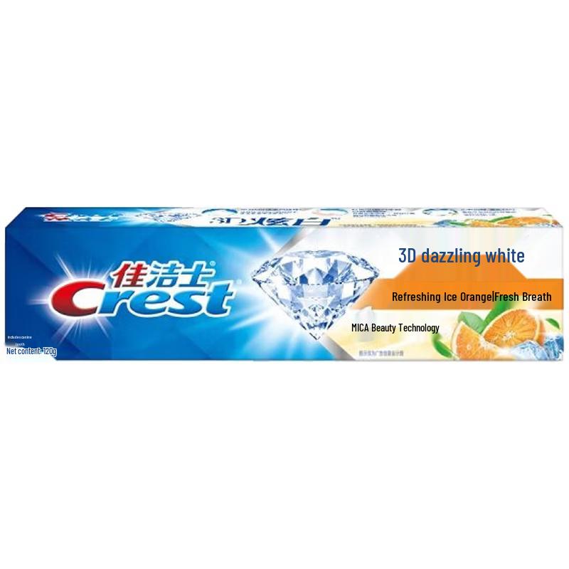 Crest 3D White Invigorating Iced Orange Toothpaste (4-Pack)