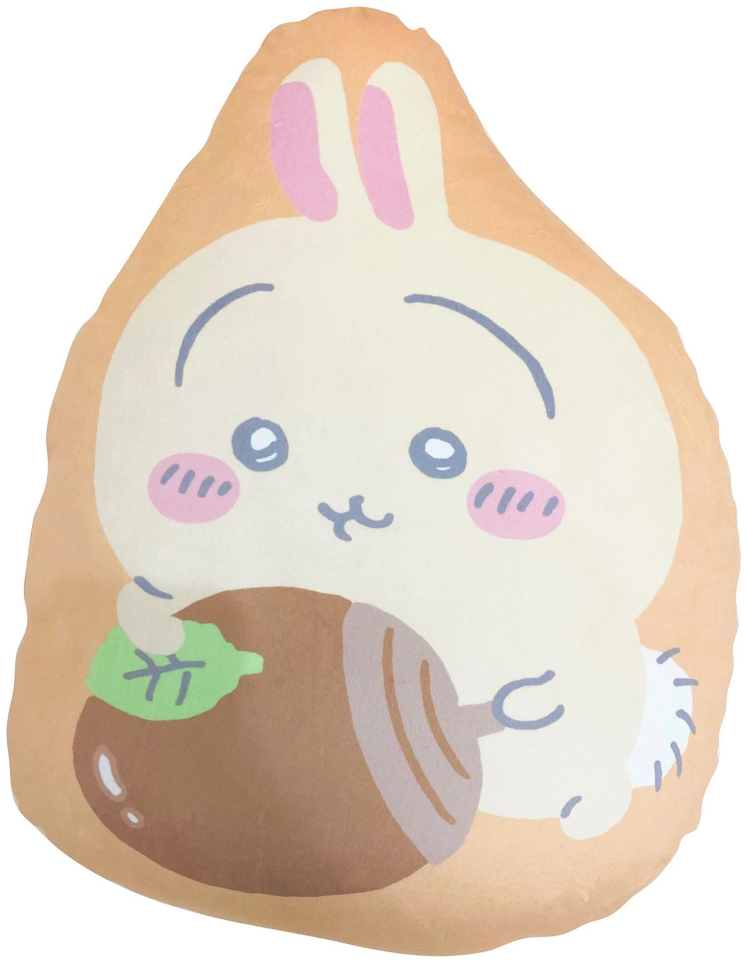 MORIPiLO Chiikawa Rabbit Body Pillow Die-Cut Cushion Skin-Friendly Micro Fabric Plush Toy Nap Pillow Beige 34x45x10cm Character Makura no Morishita 5630₽