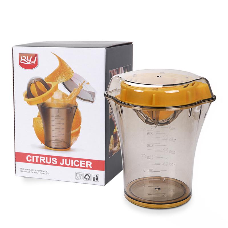 Kitchen Gadgets Manual Orange and Citrus Juicer Plastic Lemon Squeezer Multi functional plastics Easy Hand Press Fruit Juicer