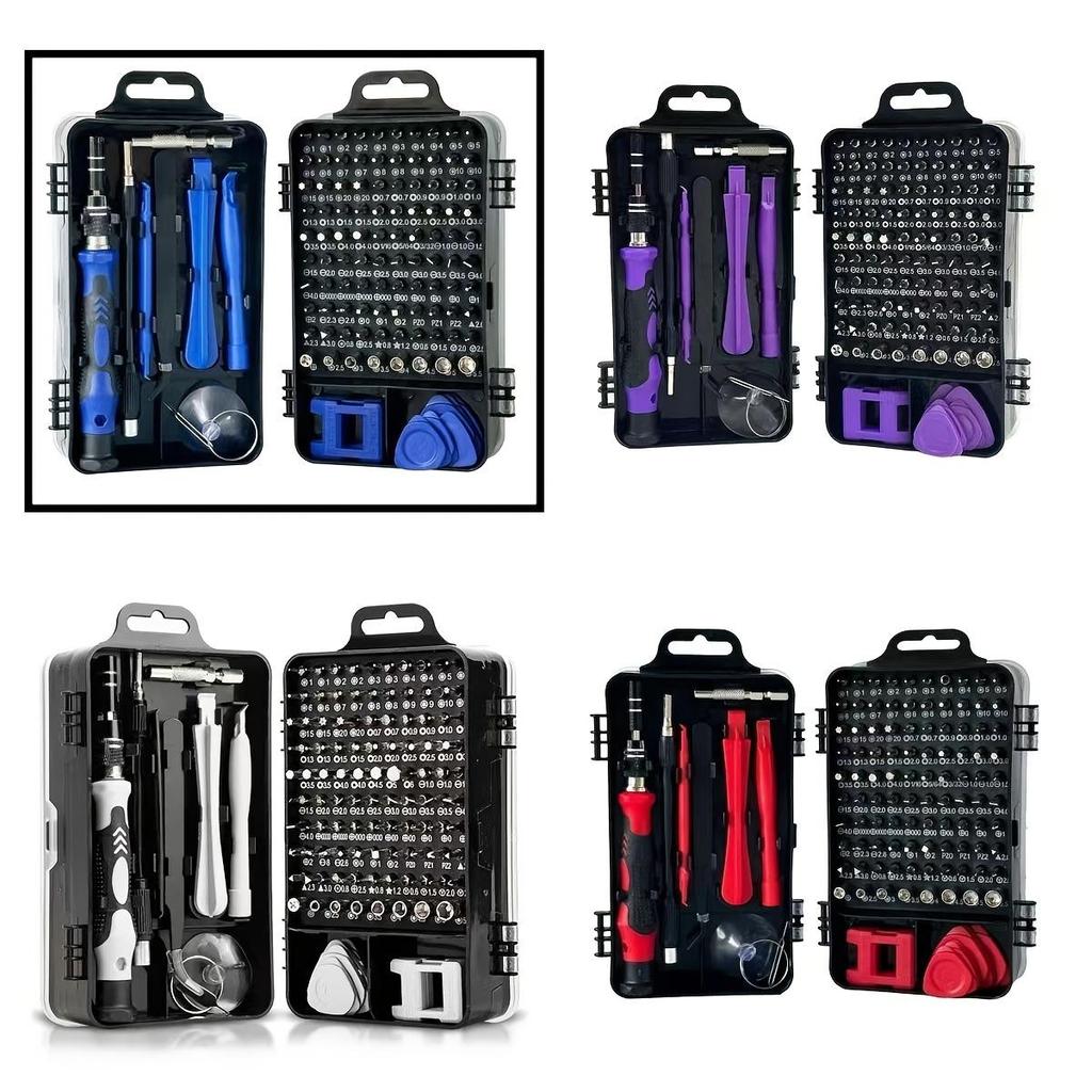 115-in-1 Upgrade Schraubendreher-Set Stark Magnetisch Hohe Härte Multifunktional Demontage Komplettes Werkzeugset mit Sonderformbits