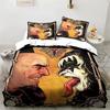 3d Bedding Set Classic Band Duvet Cover Pillowcase Home Bedroom Decoration Cartoon Microfiber Bedding 2/3 Piece Set, Gift