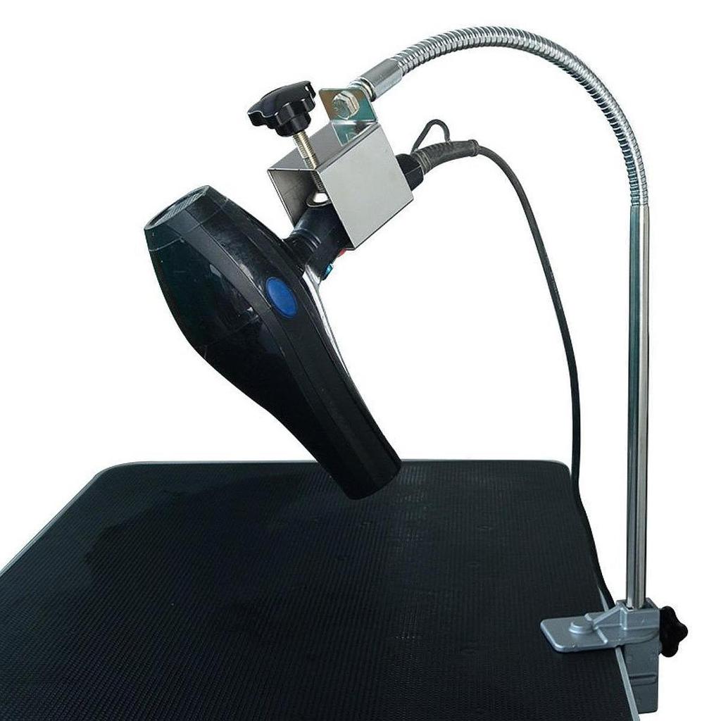 Stainless Steel Dog Cat Hair Dryer Stand with Clamp Adjustable Hose Tube Cat Grooming Support Pet Care Accessories