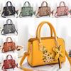 2023 New Fashion Single Shoulder Bag Large Capacity Soft Leather Handbag Embroidered Soft Leather Slant Bag