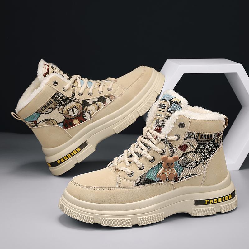 Ankle Shoes Winter Boots for Men 2024 New Man Sneakers Mens Tennis Casual Shoes Outdoor Best Selling Work Wear Fashion Anti Slip