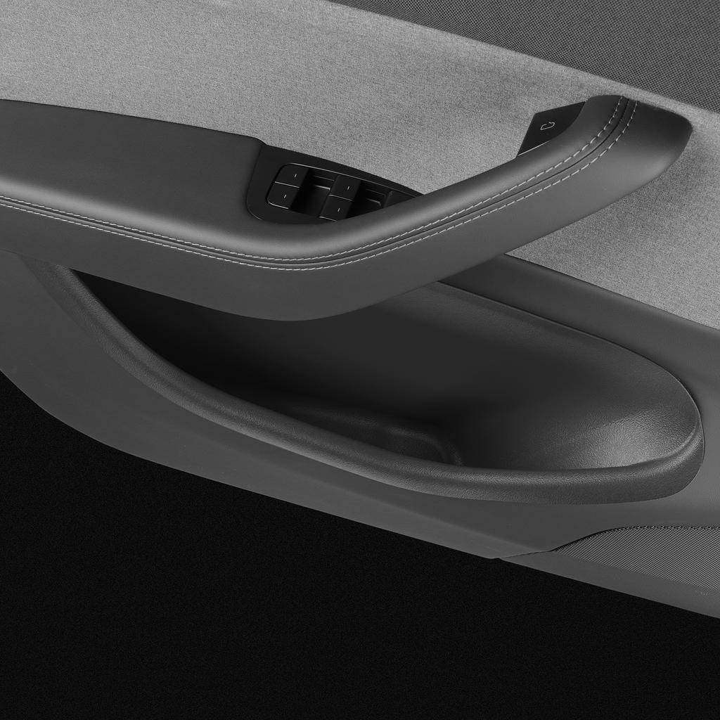 Smabee for Tesla Model YL / Model Y Juniper 2025 2026 TPE Full Wrap Door Handle Side Storage Box Front Rear Tray Accessories