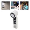 Handheld Fan Digital Display High Speed   Ice Cooling Fan Foldable Fan with Light for Travel Outdoor Indoor
