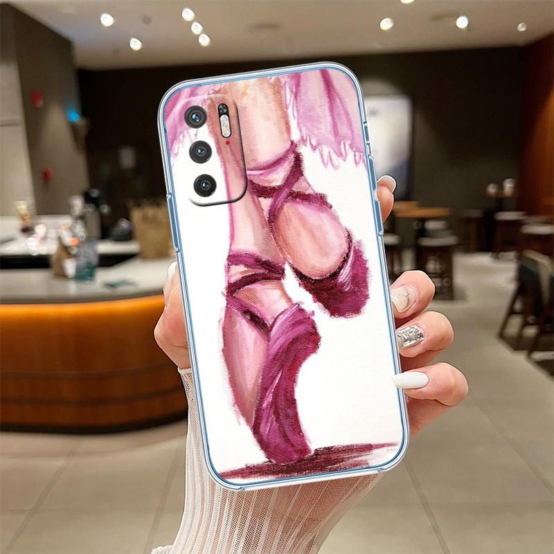 UP12 Ballet Pointe Shoes Ballerina Case for LG K22 K30 K40 K41 K42 K50 K50S K51 K51S K52 K61 K62 K71 K92 Q60 Q61 V40 V50 V60