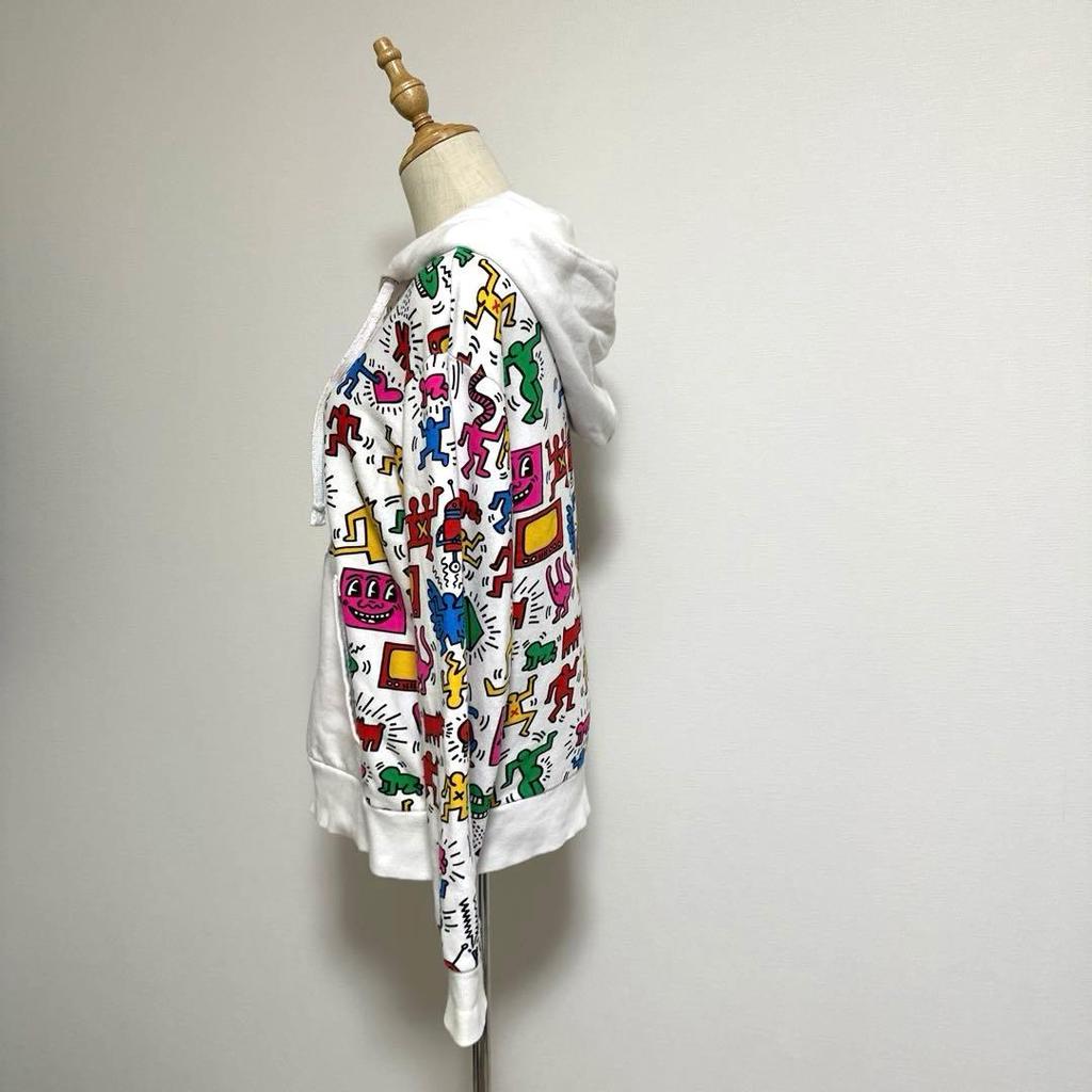 [USED] BIGBANG×Keith Haring Zip-up Hoodie M Colorful