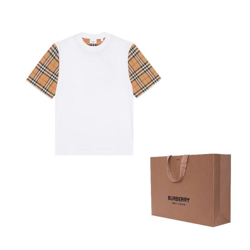 Burberry Drop Shoulder Sleeve T Shirt Women's White 80148961