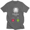 Custom Mens The Call Of Cthulhu T Shirt Short Sleeves Cotton Tshirts Streetwear Tshirt Leisure Rlyeh Octopus Tee Clothing
