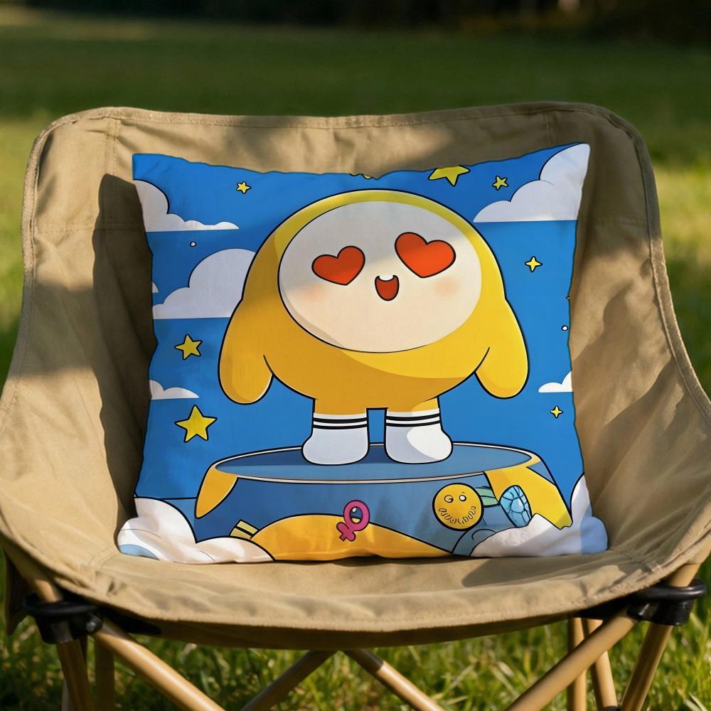 Game Eggy PartyY Cushion Cover Soft Reversible  Durable Pillow Cover  MultiScene Use for Home  Car Daily Comfort