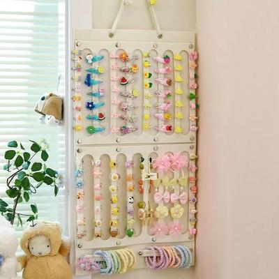 New Arrival Adorable Jewelry Hanging Organizer Felt Storage Organizers Ideal For Homes Perfect For Storing Earrings Hair Clips Kids Hair Accessories