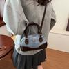 2025 Autumn and Winter New Small Bowling Handbag High-end Fashion Shoulder Bag Women's Messenger Commuter Bag Wholesale