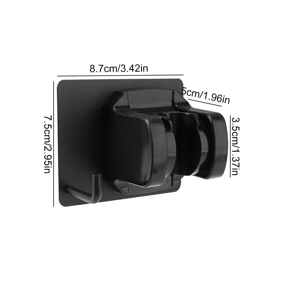 Wall Mounted Shower Head Holder Universal Adjustable Showerhead Bracket Self Adhesive Waterproof Bathroom Shower Bracket