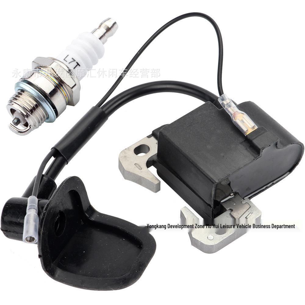 47/49CC Mini Motorcycle Ignition Coil with L7T Spark Plug for Off-Road ATV Beach Buggy 40-6