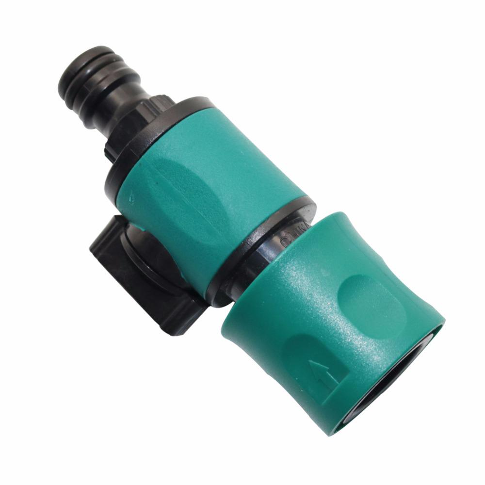 Plastic Quick-Connect Water Pipe Valve for Home & Garden Irrigation