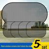5-Piece Universal Car Sunshade Set: Mesh Curtains and Sun Visors for Rear and Side Windows