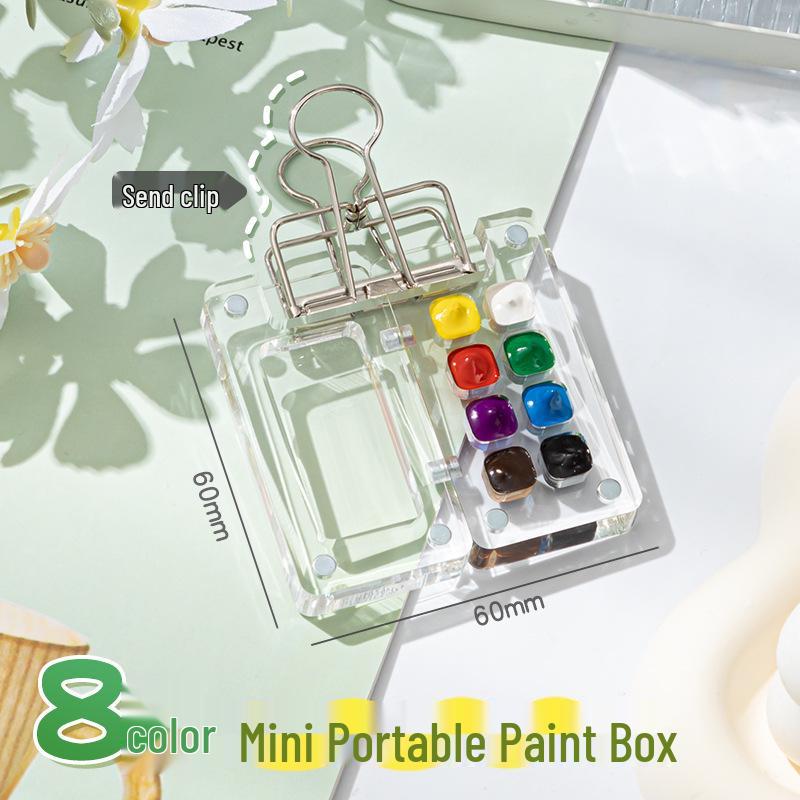 

Портативный мини набор акварельных красок для скетчинга в путешествиях