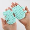 Cat Hair Removal Massage Brush Pineapple Cat Ear Shape Table Leg Scratching Tool Soft Double-Sided Comb for Dogs Cats Self Cleaning