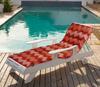 Vargottam Printed Rocking Chair Sofa Cushion With Ties  Chaise Recliner Quilted Thick Padded Seat Cushions Recliner Garden Outdoor