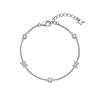 Nova Silver (W) Pave Station Bracelet Hl1B54122W9180