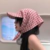 Rural Style Triangle Headscarf Hat Sunscreen Strappy Bandana Cap Headscarf Baseball Hat  Girl