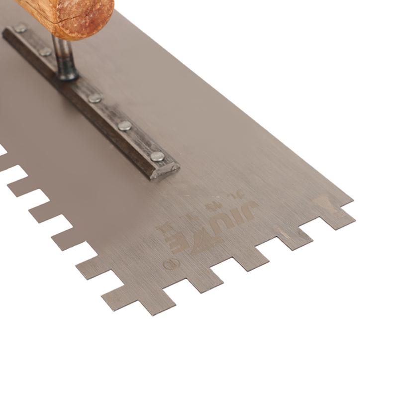 1Pc Toothed Knives Ceramic Widened Large Boards Tile Tiling Tools Masons Serrated Trowels Workers Auxiliary Plastering Decor