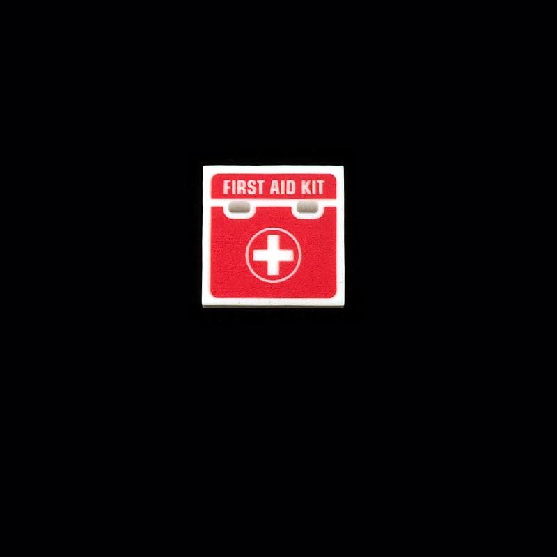 

Non-Toxic Moc 10Pcs 3068 First-Aid Kit Medical Treatment Pattern Printed Building Blocks Compatible Accessorie Toy Children Birthday Gift