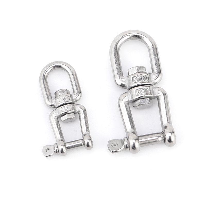304 Stainless Steel 8-Shaped Rotating Pet Chain Swivel M4