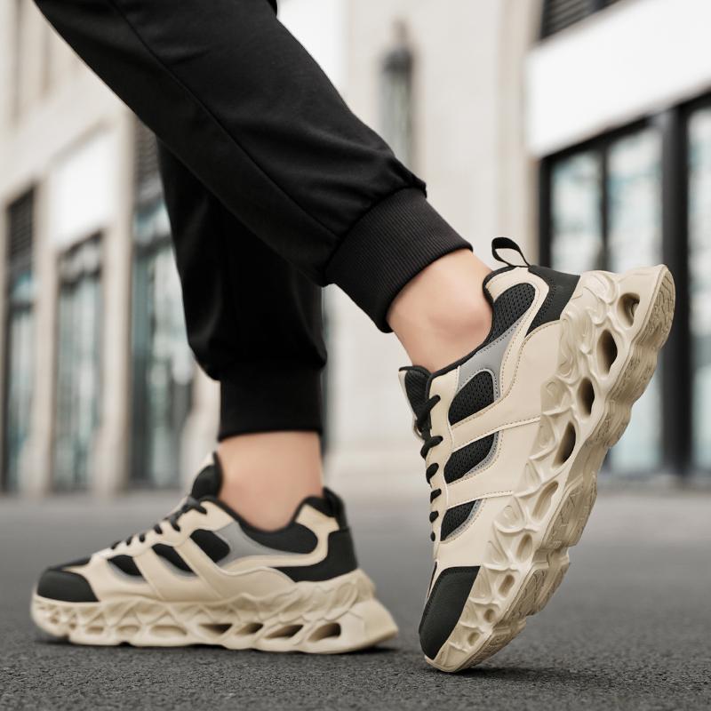 YRZL Running Shoes for Men Lightweight Breathable Sneakers Non Slip Gym Training Shoes Mens Casual Walking Running Shoes