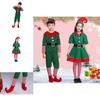 Robust Christmas Elf Cosplay Costume Set For Xmas Parties Fancy Dress Role Play