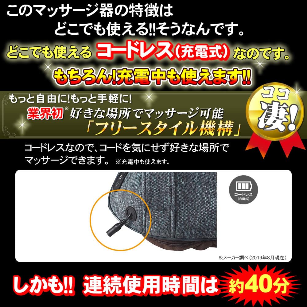 Fuji Medical Equipment FUJIIRYOKI MyRila IB Multi-Massager MRL-M1 (Indigo Blue)