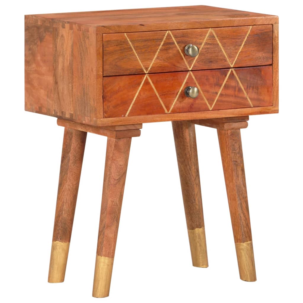 Nightstand 43 * 30 * 58 cm Solid Mango Wood