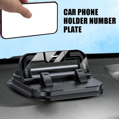 Handyhalterung Auto Nummernschild Handyhalterung 2-in-1 Rutschfester Saug-Handyhalter Nummernschild für LKW Fahrzeug Tägliches Pendeln