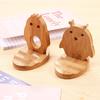 Cell Phone Wooden Wood Stand Tablets Phone Holder Cellphone Standing Phone Bracket Stand Bracket