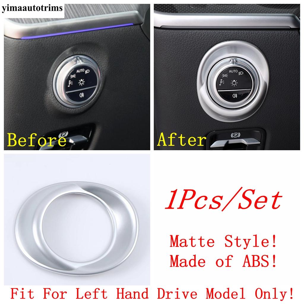 

Head Light / Window Lift /Gear Shift Water Cup Panel Cover Trim ABS Matte Accessories For Benz C Class W206 Sedan - 2025 Head Lamp Button