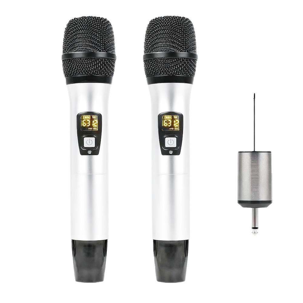 YY801 High Power Handheld Wireless Microphone Set for Home KTV & Outdoor Performance