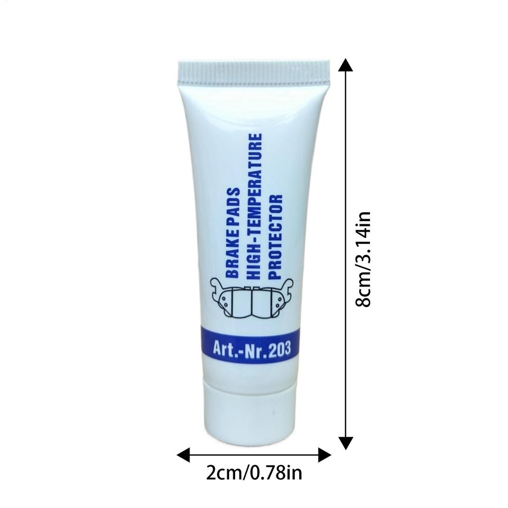 Automobile Brake Cylinder Guide Pin Lubricating greaseTube Lubricant Rust Protector Car Care Product 10g Heat Resistant Lubrican