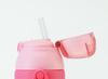 Skater Stainless Steel Water with 3D Hello Kitty Snack Children's Bottle, 380ml, Straw, Design, Time, SSPV4, Sanrio-A