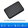 2.5-inch Type-C 3.1 SSD/HDD Enclosure, Black Plastic