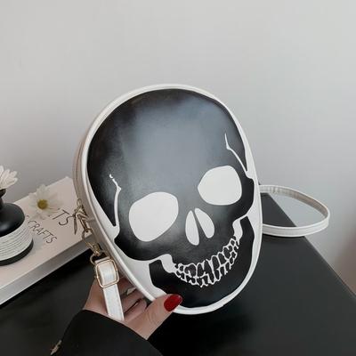 Kabelka crossbody v korejském stylu pro ženy Vtipná kabelka přes rameno s duchem Měkká PU kabelka na mobil