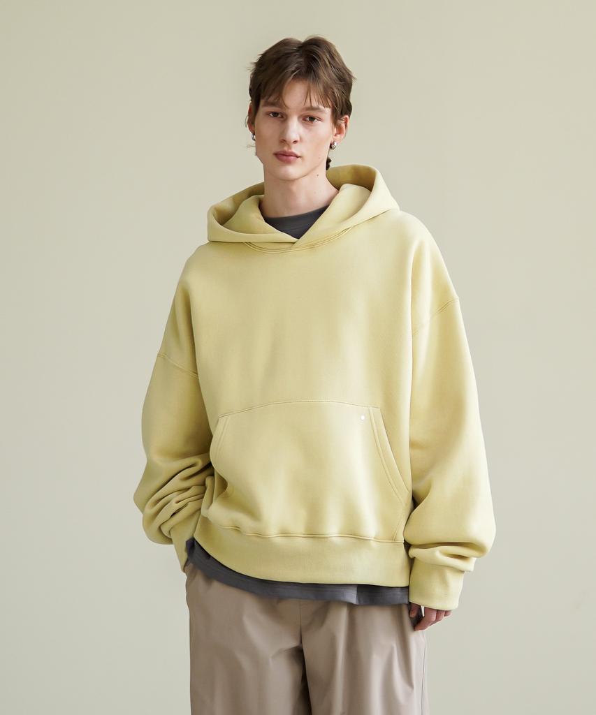 As Brushed Hoodie Pale Yellow Shhd6681