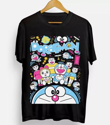 Anime Doz Nobi Shizuka Black T Shirt
