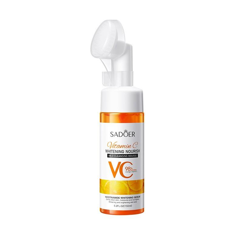 

Foam Facial Cleanser For Acne-prone Skin, Gentle Cleansing, Soothing The Skin, Reducing Acne And Redness,150ML помаранчевий