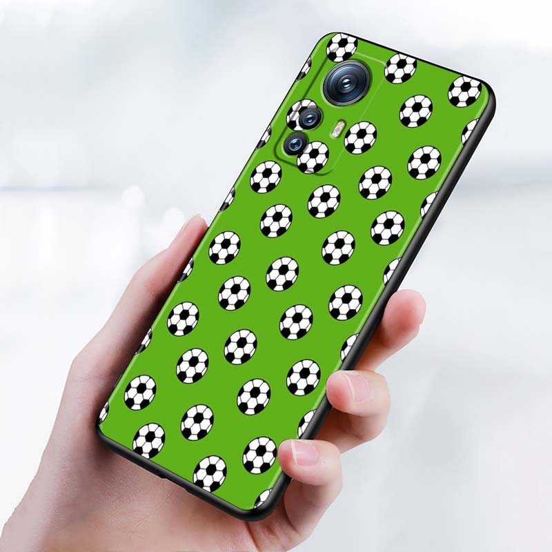 Anime Football Design For Xiaomi Mi 15 14 13 13T 12 12T 12S 11 11i 11T Pro Ultra Lite 5G Black Soft Phone Case