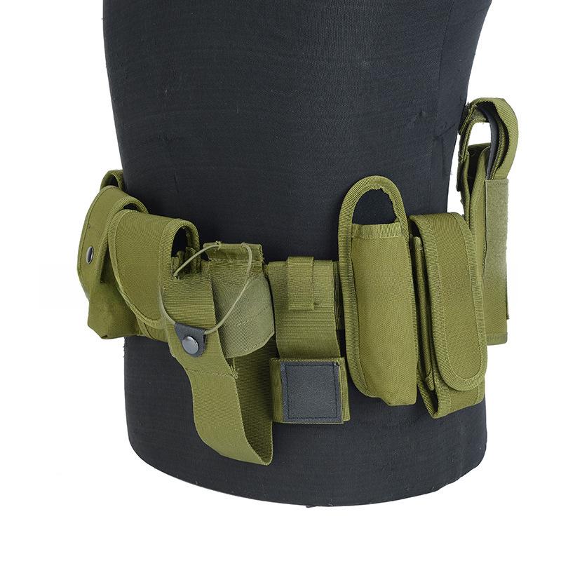 Dešimties dalių taktinis nailoninis daugiafunkcis vandeniui atsparus juosmens diržo rinkinys