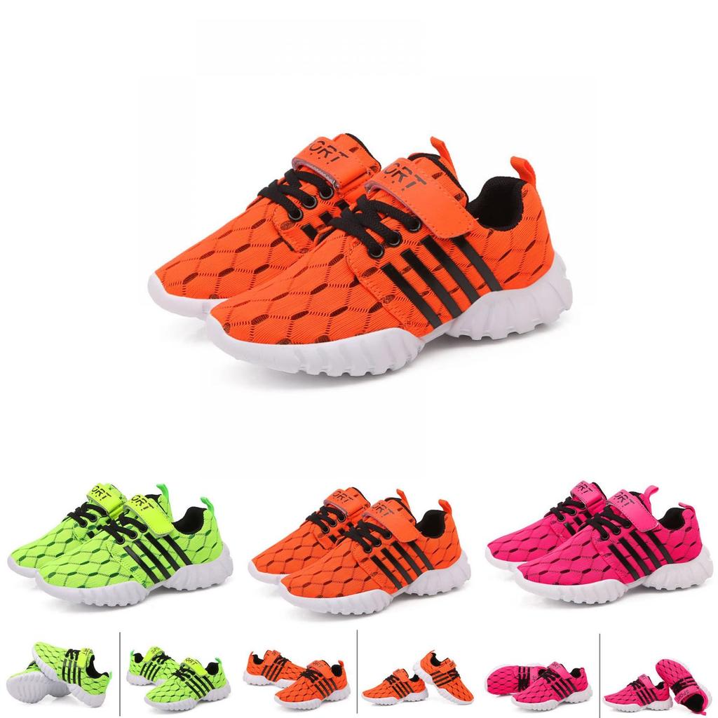 Vibrant Colors Boys Girls Sweet Sports Running Shoe Casual Breathable Sneaker